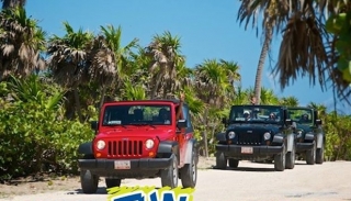  jeeps à Cozumel 